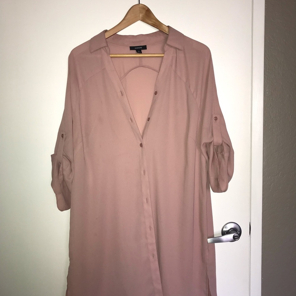 Chiffon jacket with button down. - Picture 2 of 2